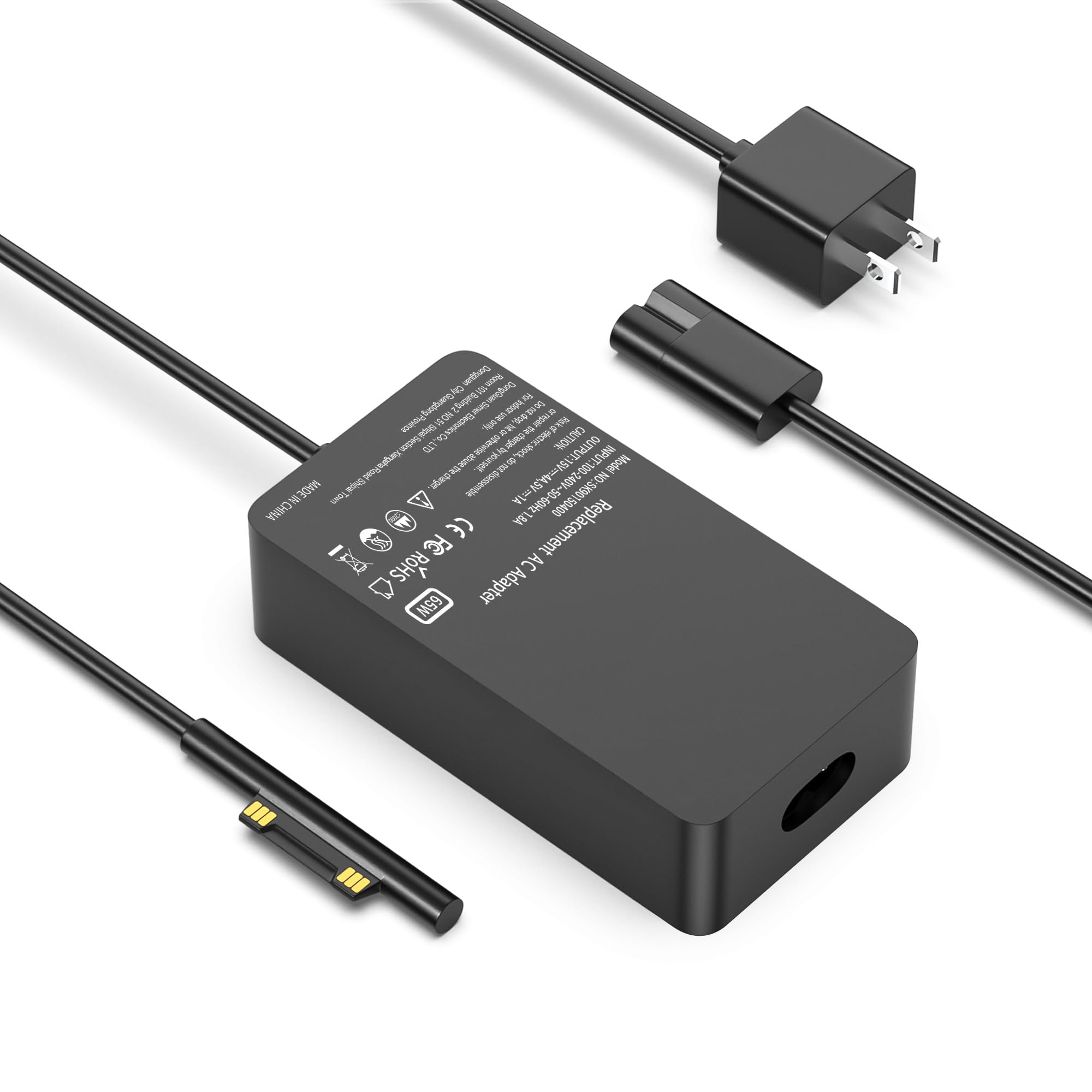 Amazon.com: YBRUZRUB 65W Surface Pro Charger, Surface Laptop